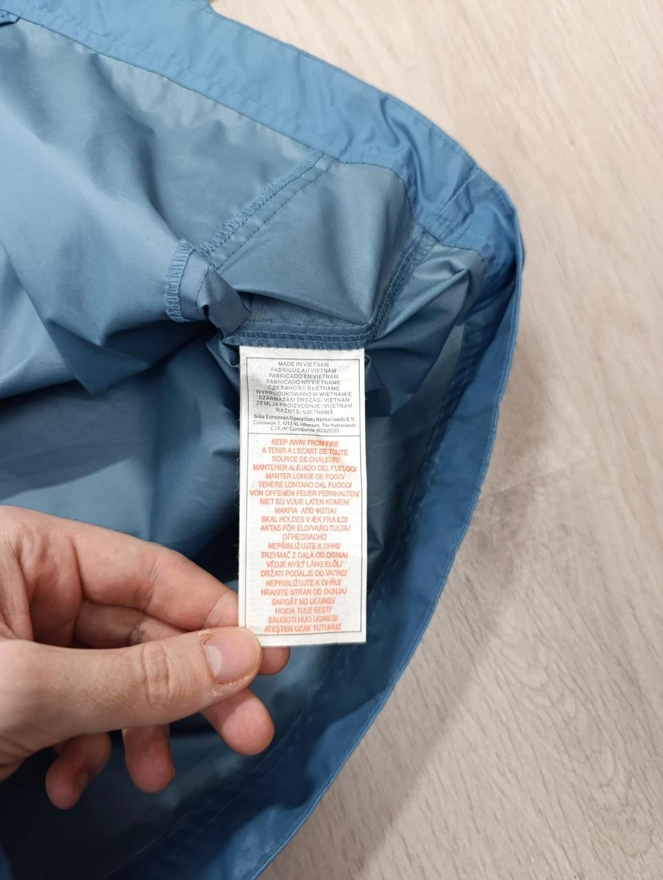 Vintage 2000s Nike Windbreaker Jacket Blue - Size M / L – photo 4